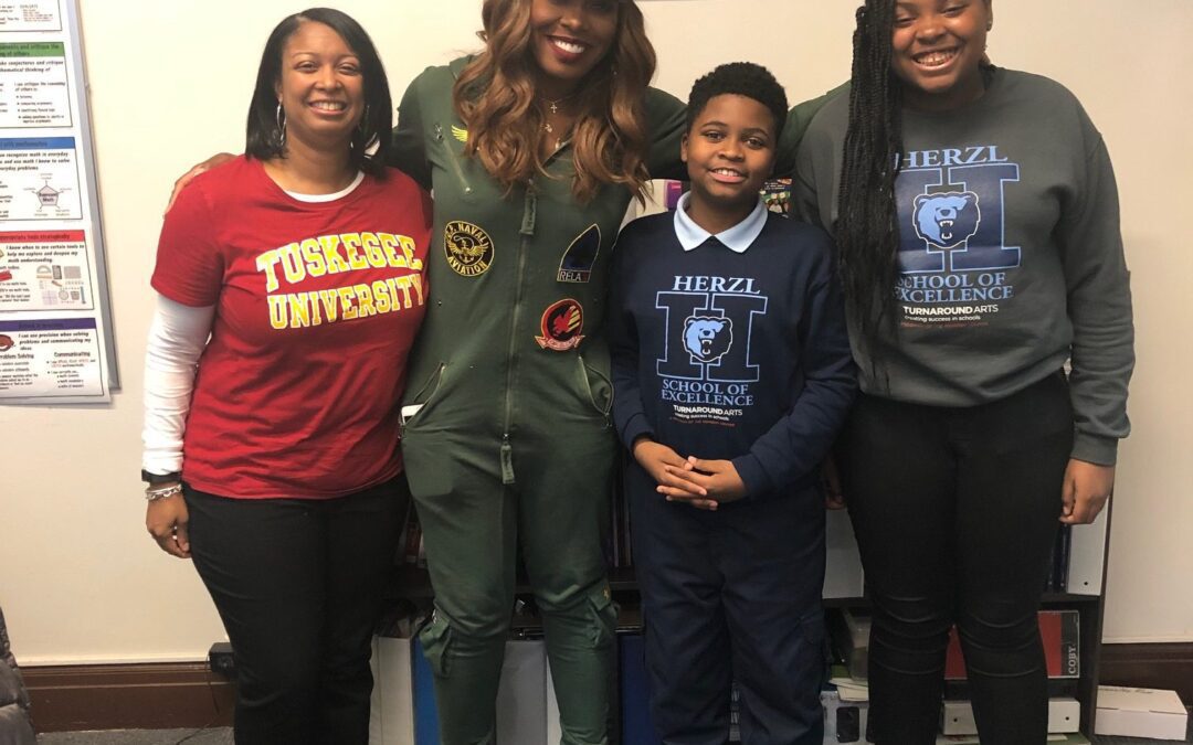 Empire Star Ta’Rhonda Jones Visits Herzl SOE